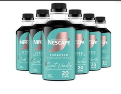 NESCAFE Espresso Concentrate Vanilla Coffee 300ml Bottle 6pk