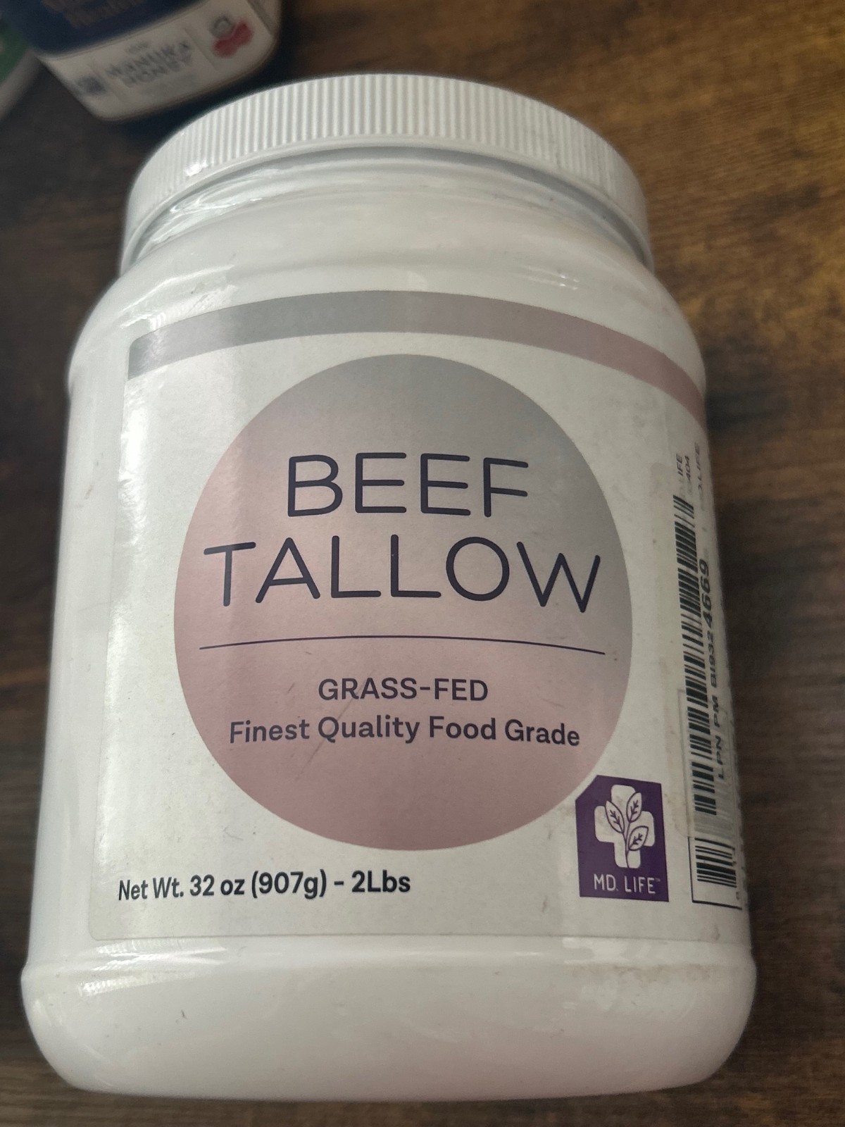 MD Life Beef Tallow 100% Grass Fed Finished for Cooking Baking 2 Lbs Exp 8/27 gallery