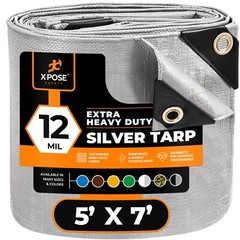 Heavy Duty Poly Tarp Extra Thick 12 Mil Polyethylene