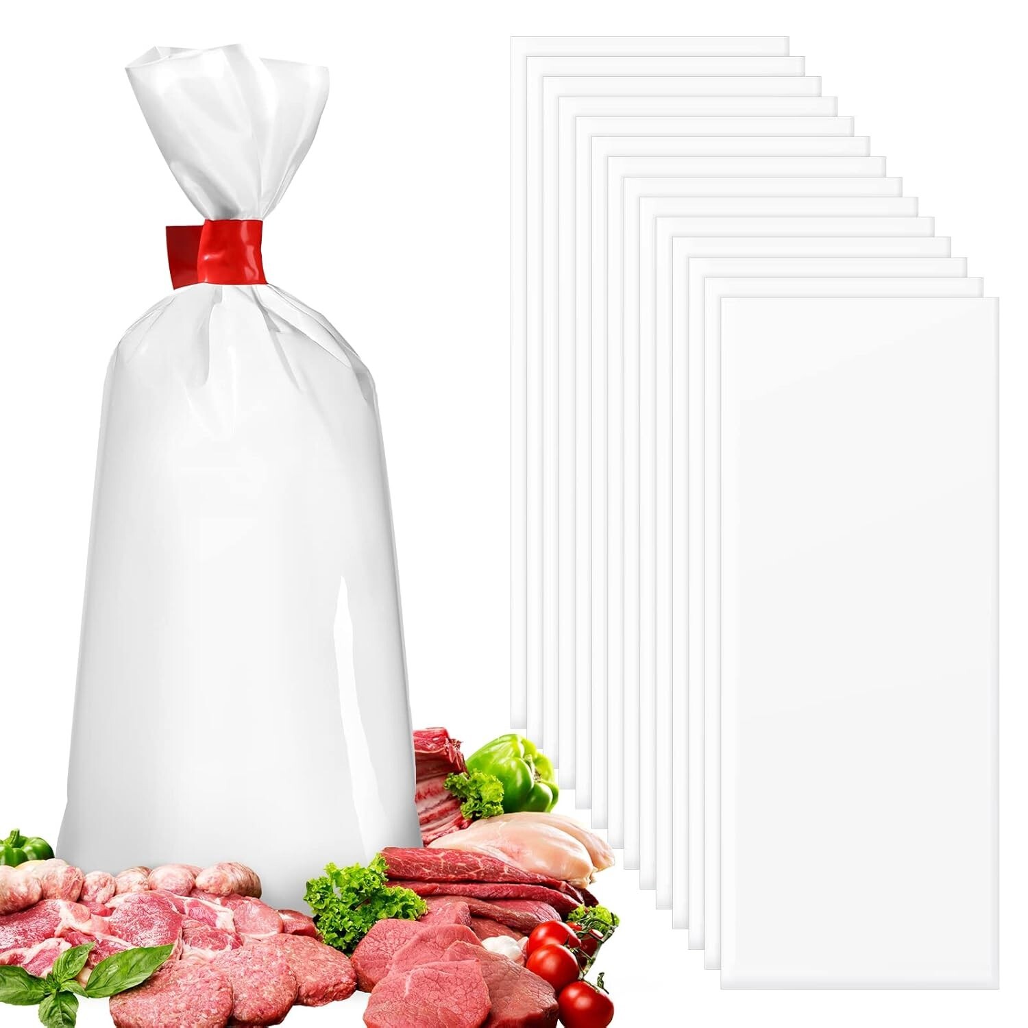 Ground Meat Bags Wild Game Freezer Refrigeration Freezing Hunting 1 Lb 500 Pack gallery