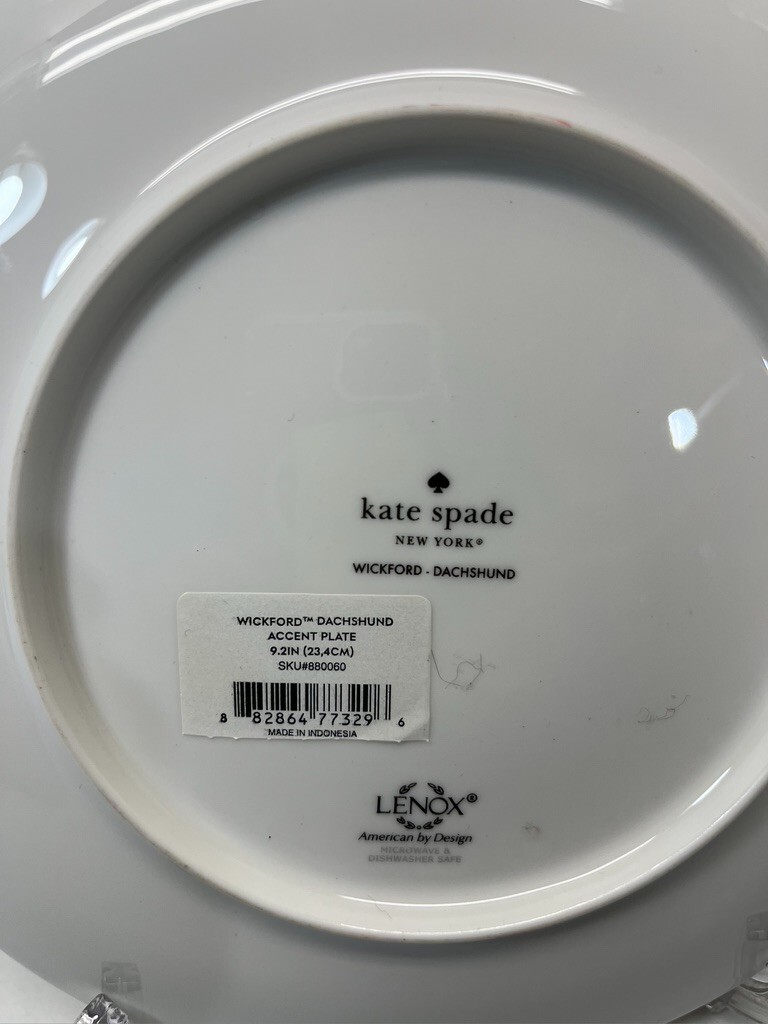 Kate Spade New York Lenox Accent Plate - Dachshund Wickford Yellow gallery
