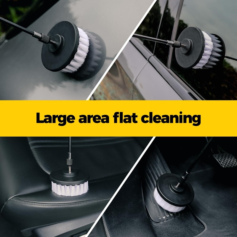 7Pack Drill Brush Attachment Set-Car Interior Detailing Kit，Power Scrubber Br... gallery