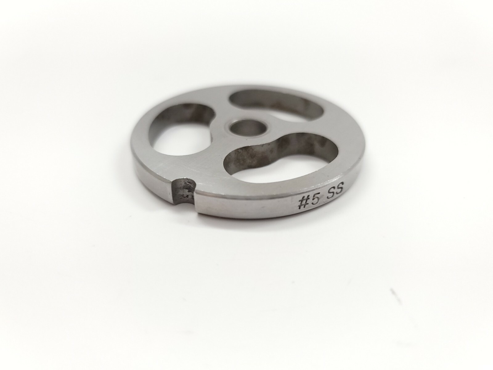 LEM # 5 Stainless Steel Grinder Stuffing Plate - 10MM (3/8") gallery