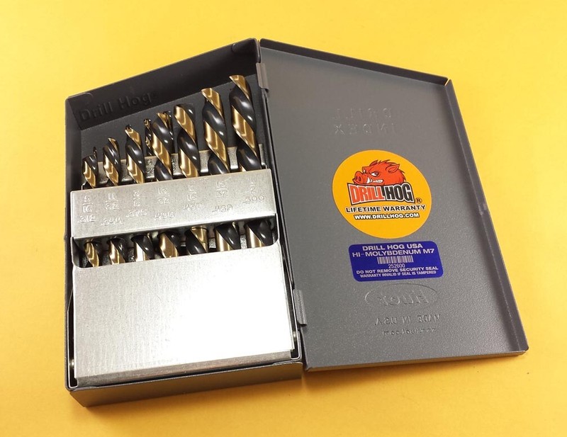15 Pc Left Hand Drill Bit Set Reverse Drill Flutes Lifetime Warranty Drill Hog® gallery