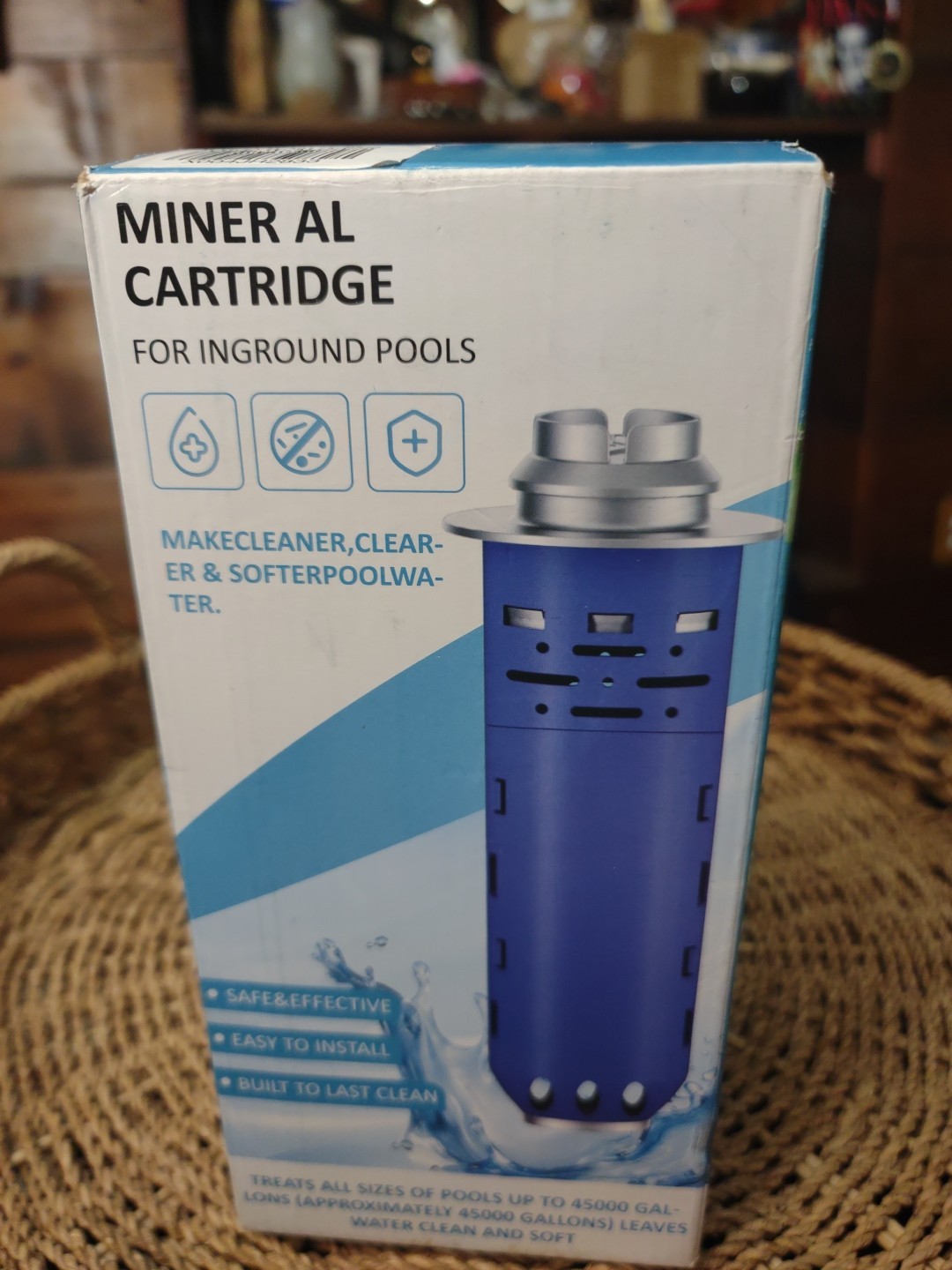 Inground Pool Filter, Blue, Mineral Cartridge 45000 Gallons, Ships From KS gallery
