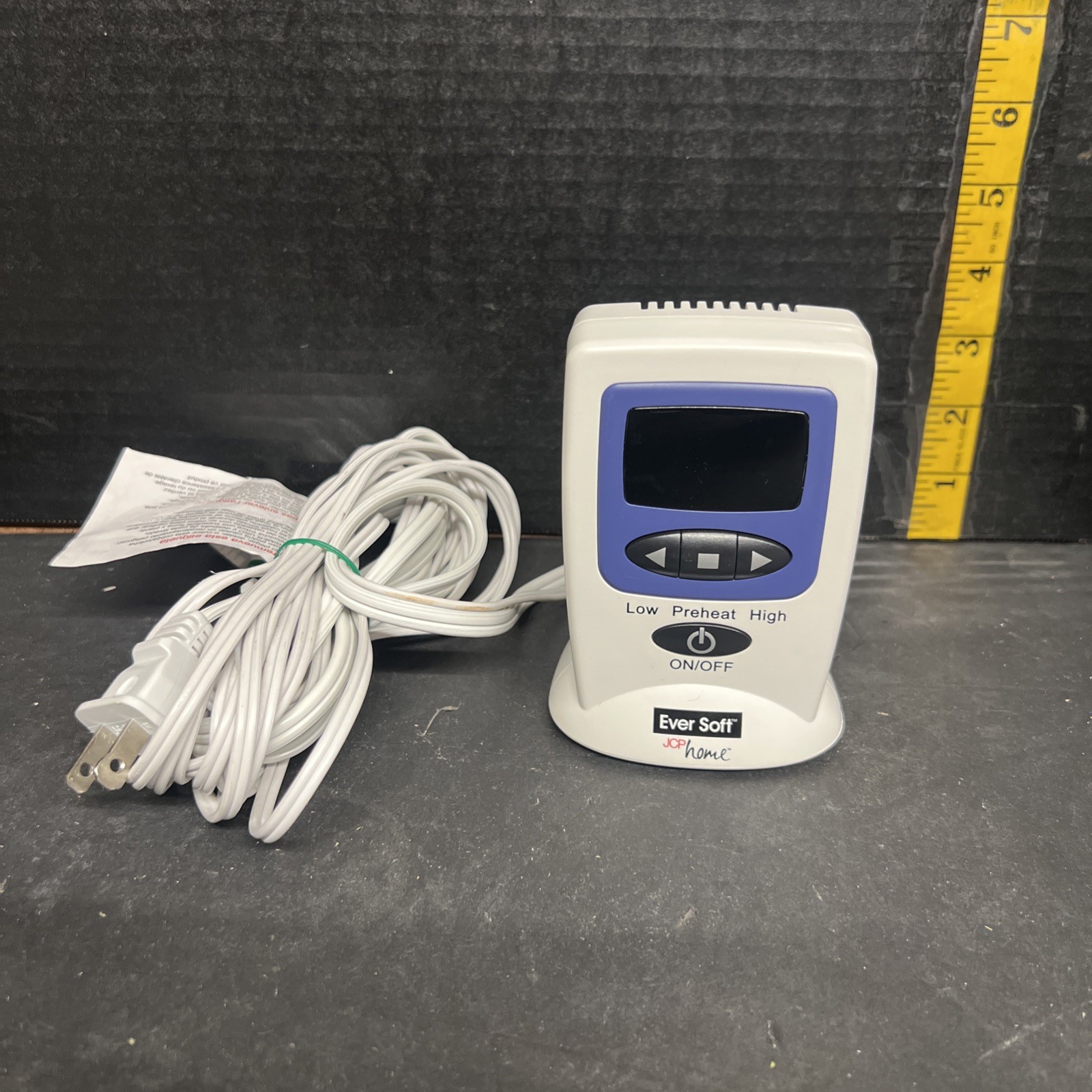 JCP Ever Soft 2-Prong Electric Blanket Remote Controller EE-CT-10-WS-10-Q gallery