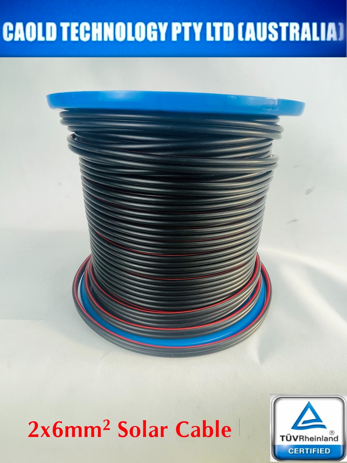 15 Meter 6mm twin Core Solar Power DC Cable PV1-F IEC62930 Free Postage 15m gallery