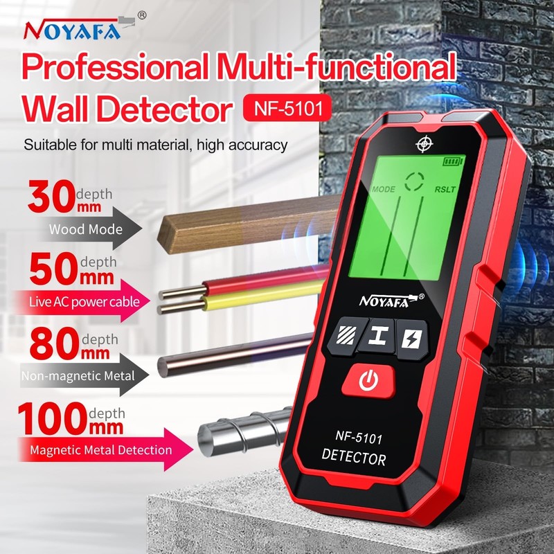 Stud Finder Wall Scanner LCD Display Detector Tester for Wood AC Wire Metal Pipe gallery