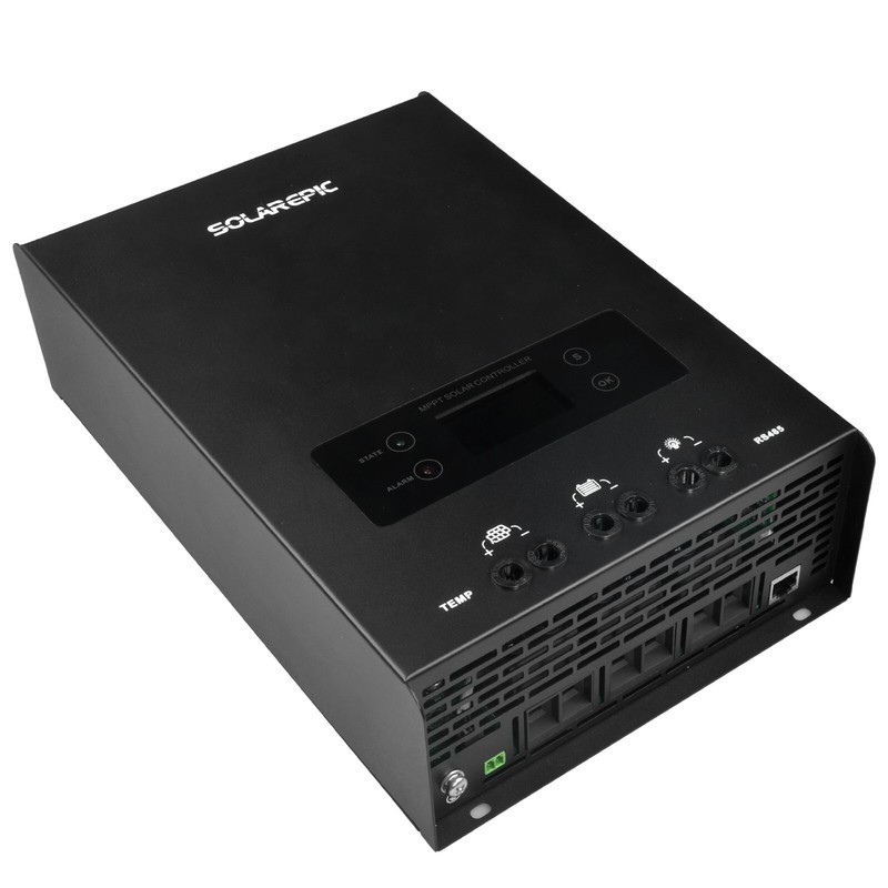100A MPPT Solar Controller 12V/24V/36V/48V Solar Charger 250V & Bluetooth BT-02 gallery
