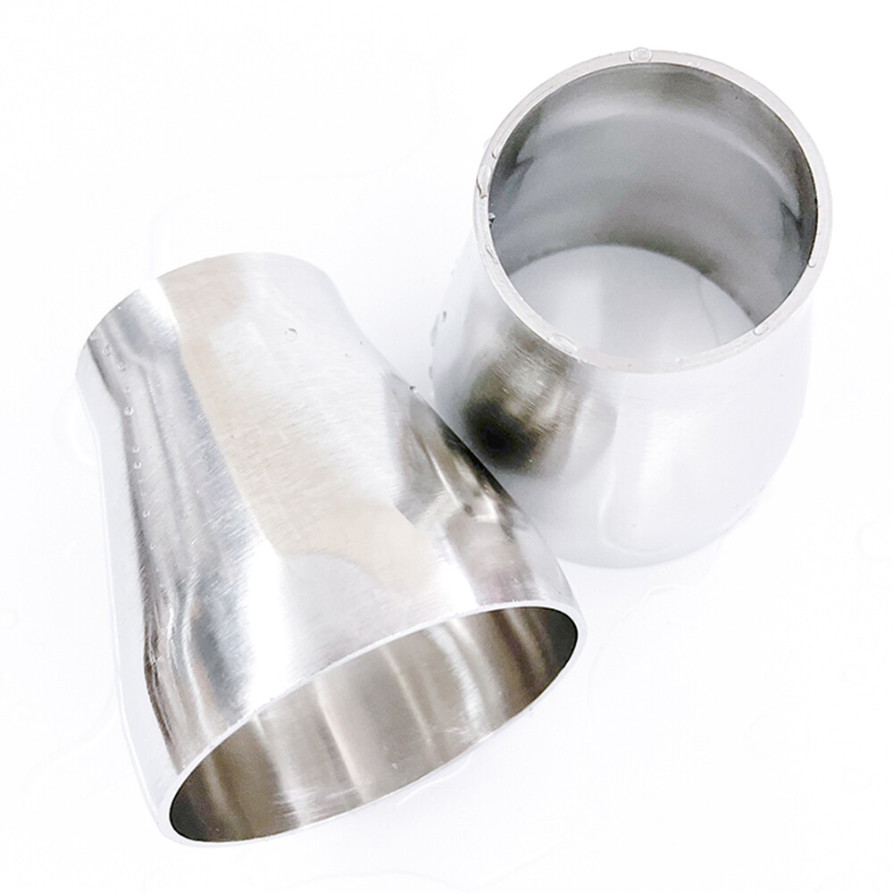 304 Stainless Steel Cone Reducer Adapter OD Welded Joint Thickness 1.5-3mm Pipe gallery