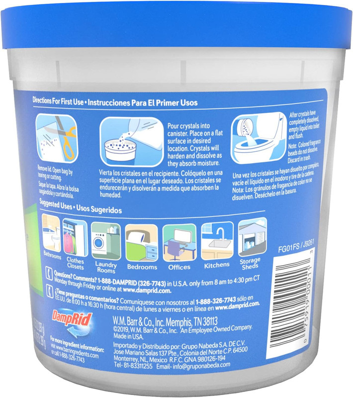 DampRid Fresh Scent Refillable Moisture Absorber - 10.5oz cup – Traps Moisture f gallery