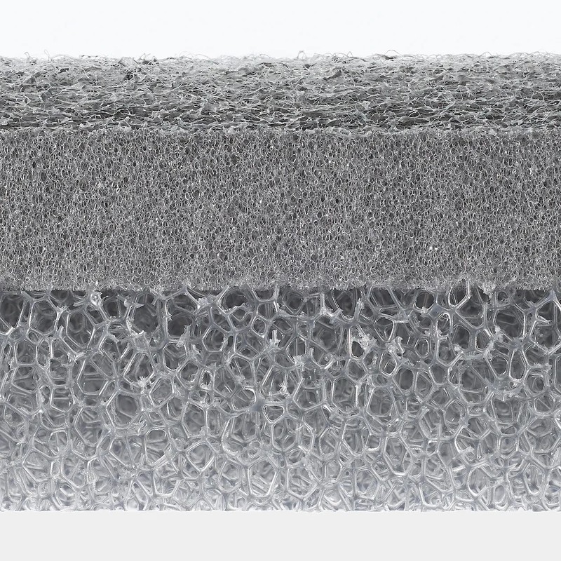 MUJI Urethane foam 3 Layer sponge Gray 3 pieces gallery