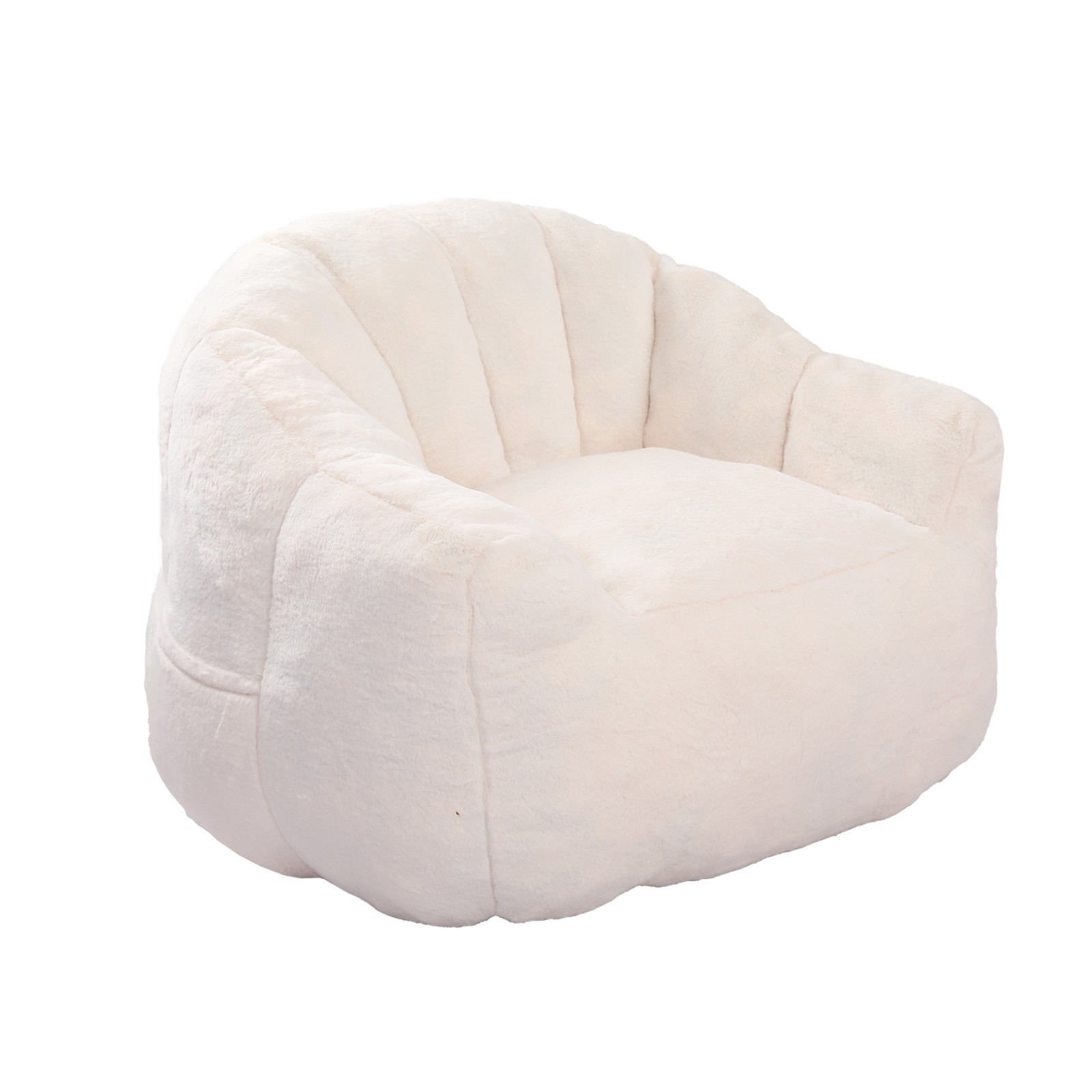 Giant Bean Bag Chair Lazy Sofa Memory Foam Comfy Reading Lounger with Armrests gallery