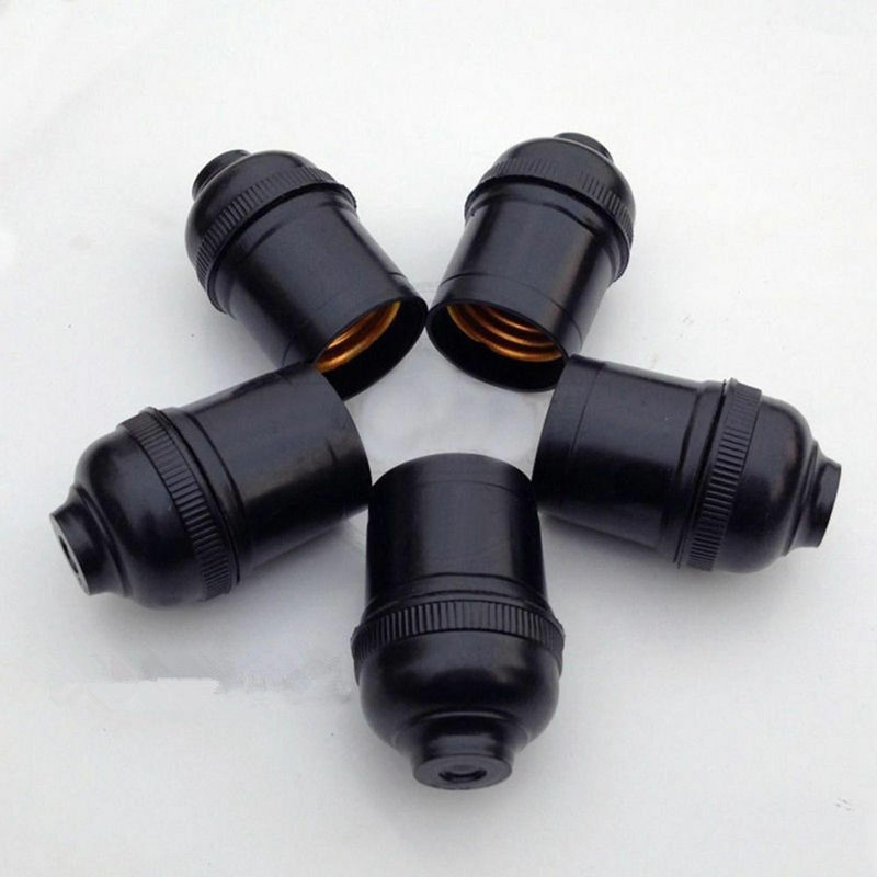 5Pcs E27 3/4A Light Bulb Lamp Socket Holder Pendant Edison Screw Cap Vintage gallery