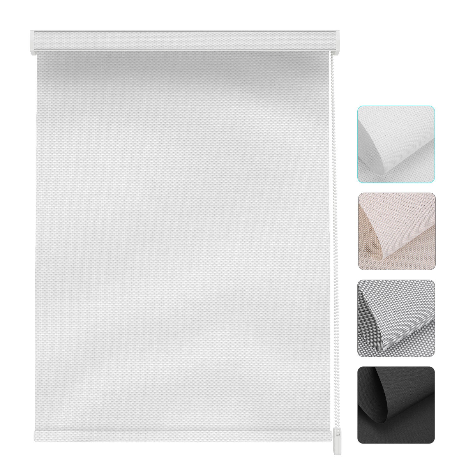 Custom Light Filtering Corded Fabric Window Shades For Windows Roller Blinds gallery