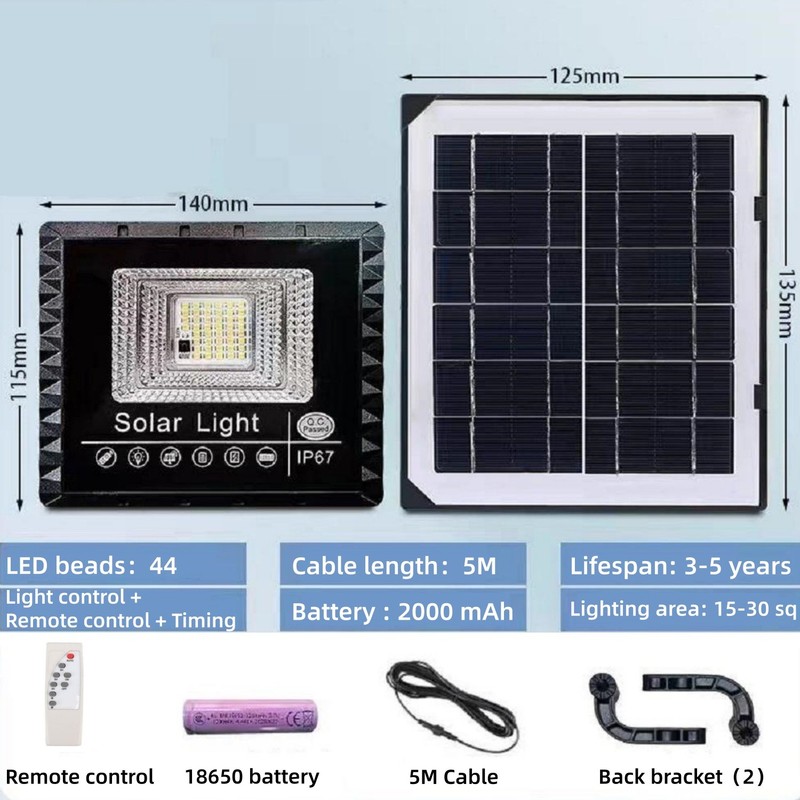 Solar Wall Light Dusk to Dawn Timer Wide Angle Waterproof Outdoor Garden Fence gallery