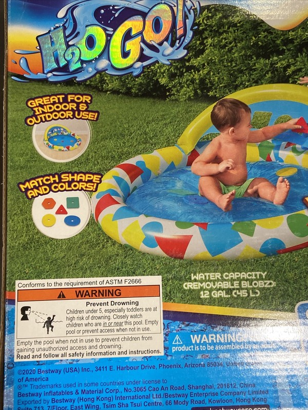 H2OGO! Splash & Learn 47-Inch Inflatable Kiddie Pool gallery