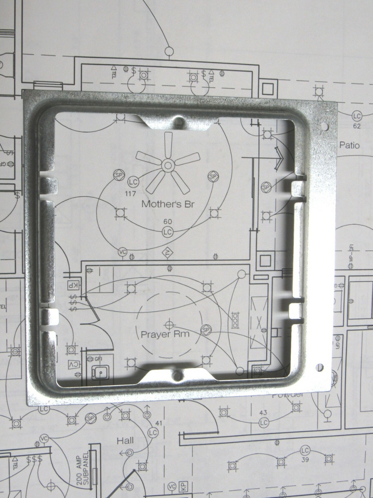 (1) DMC1HR Intercom Rough-in Ring M&S DMC4RS, DMC1RS gallery