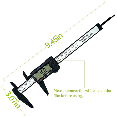 0-6 Inches Digital Caliper with Large LCD Screen and Auto-Off Feature |... gallery