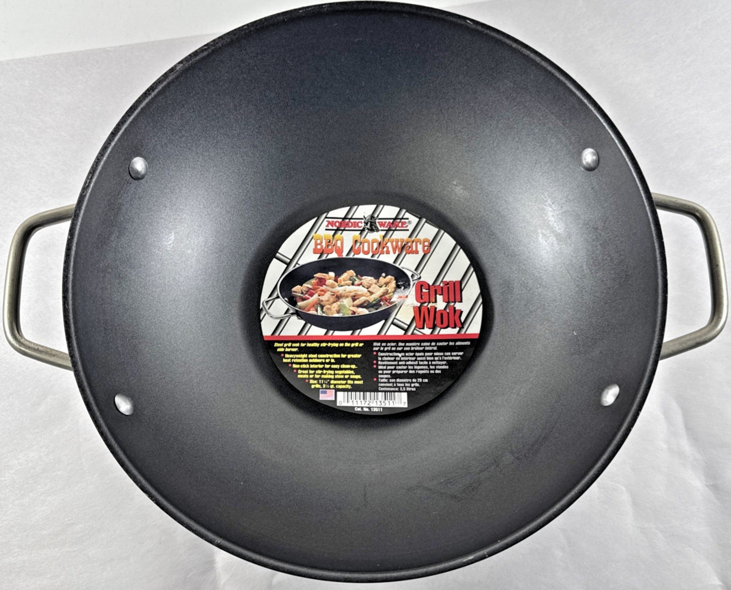 NEW OLD STOCK Nordic Ware BBQ Cookware GRILL WOK #13511 READ! gallery