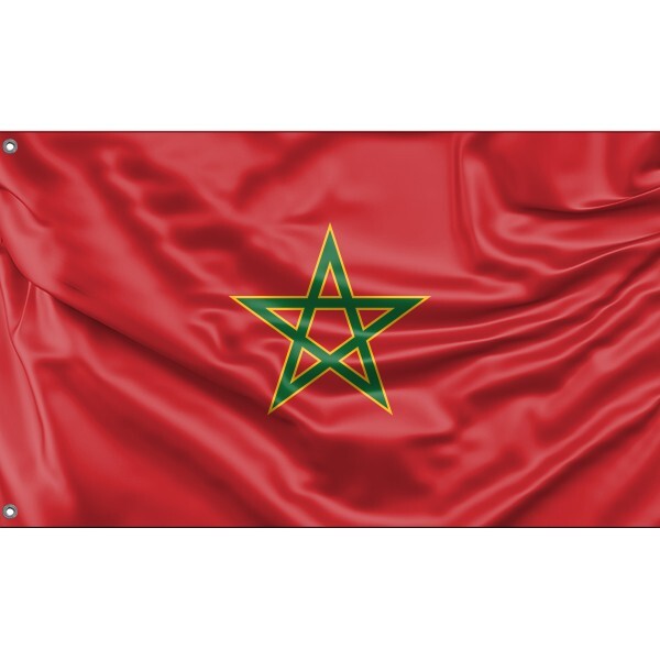 Morocco Royal Flag | Unique Design, 3x5Ft/90x150cm gallery