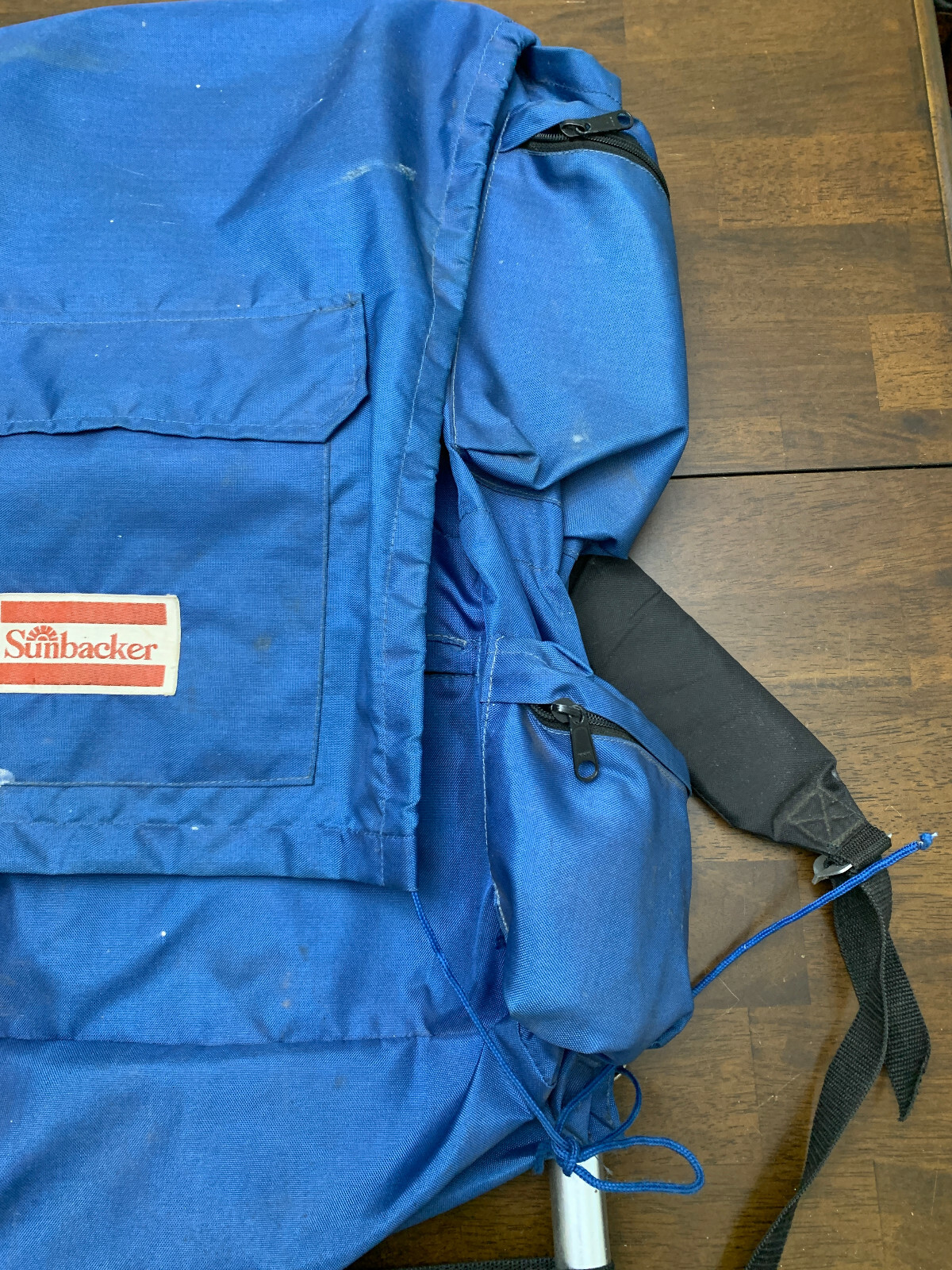 Vintage SunBacker External Aluminum Frame Hiking Backpack 3