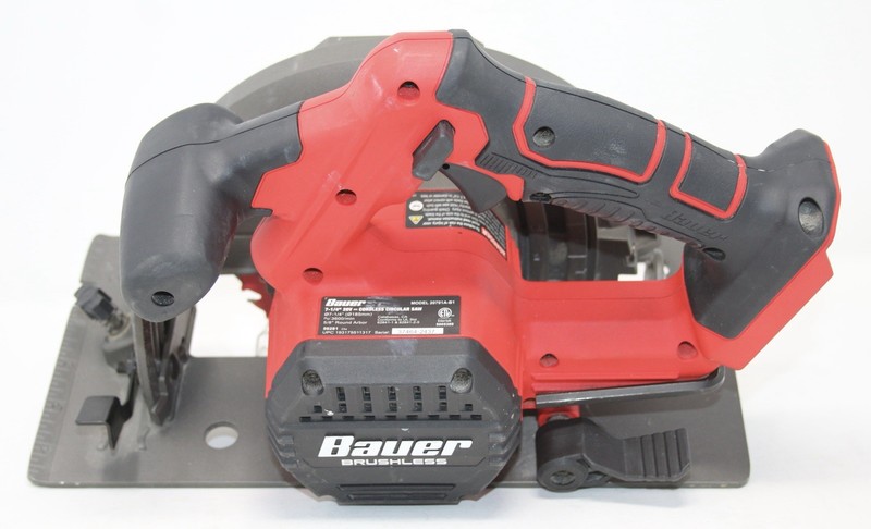 BAUER 20701A-B1 20V Brushless Cordless 7-14 in. Circular Saw w/Battery & Charger gallery