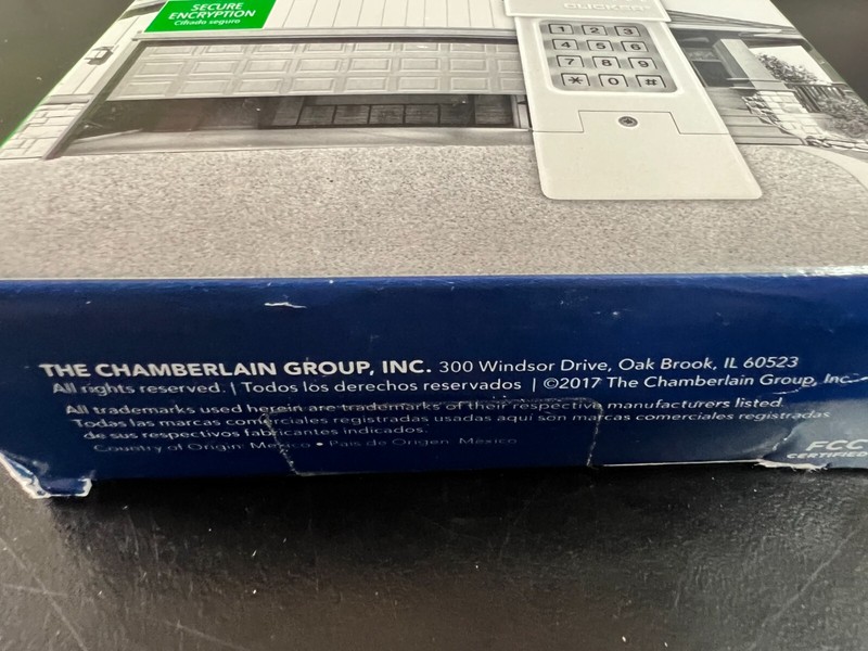 Chamberlain Universal Garage Door Wireless Keypad KLIK2U-P2 3419/OB gallery