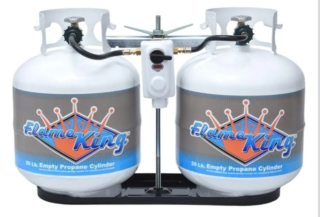 2-Stage Auto Changeover Propane Gas RV Regulator Kit with Two 12 In. Pigtails gallery