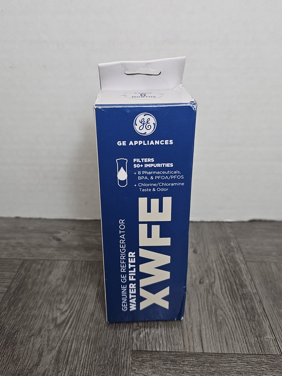 GE XWFE Refrigerator Water Filter, Certified To Reduce 50+ Impurities, Sealed gallery