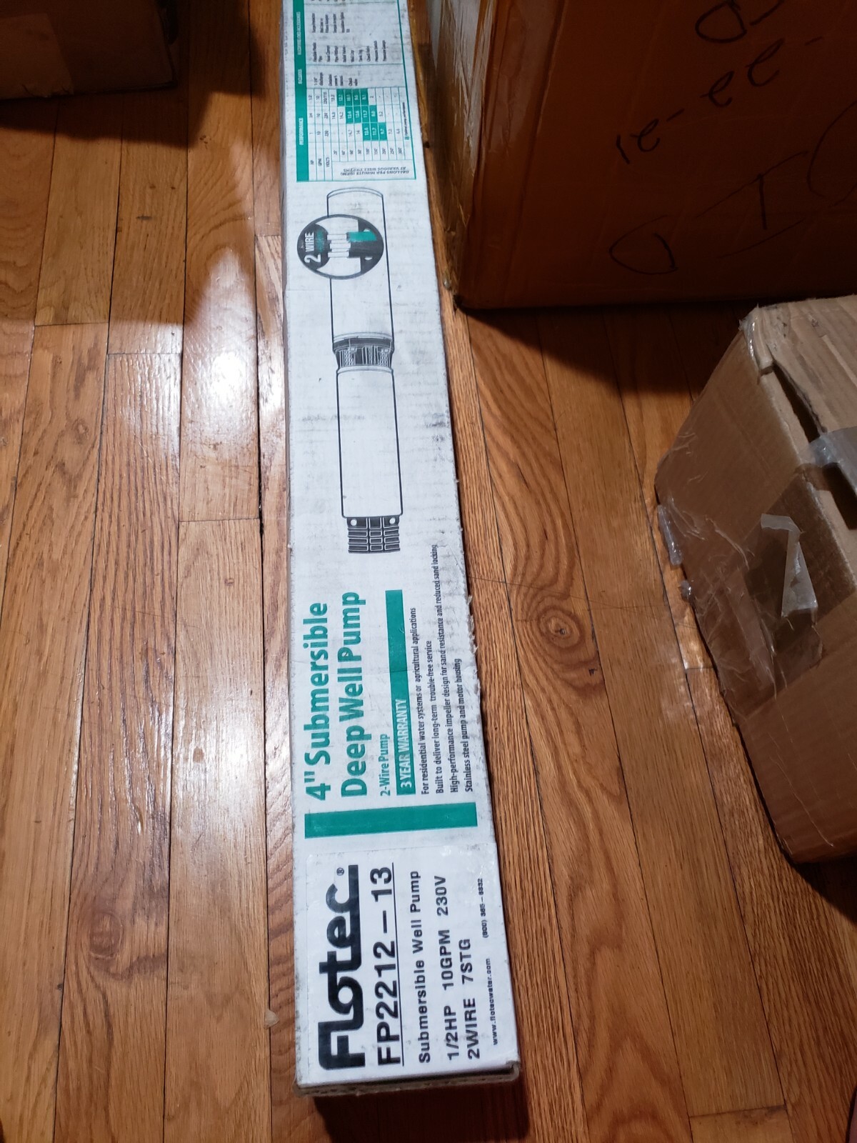FLOTEC FP2212 2 WIRE 4 INCH SUBMERSIBLE WELL PUMP 2-WIRE gallery