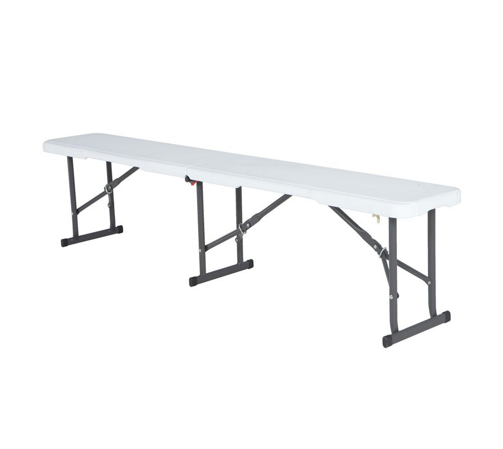 Lifetime 80305 Portable Folding Bench, White Off-white Standard Packaging gallery