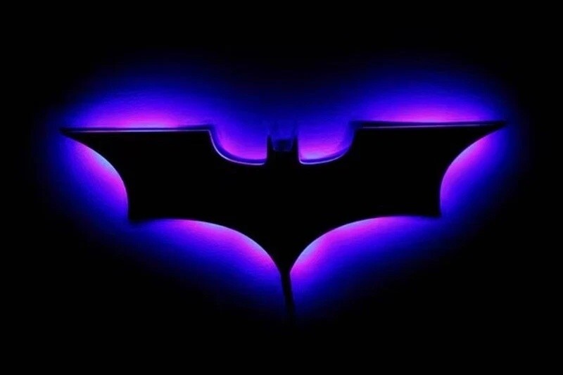 The Batman Logo LED Night Light Wireless Remote Control Lamp Bedroom Atmosphere gallery