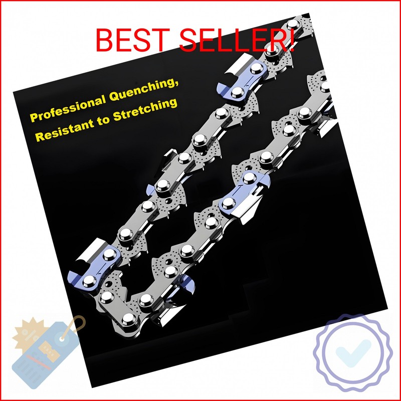 8 Inch Chainsaw Chain Replacement- 2 Chains and 1 Guide Bar for 8 Inch Mini Chai gallery