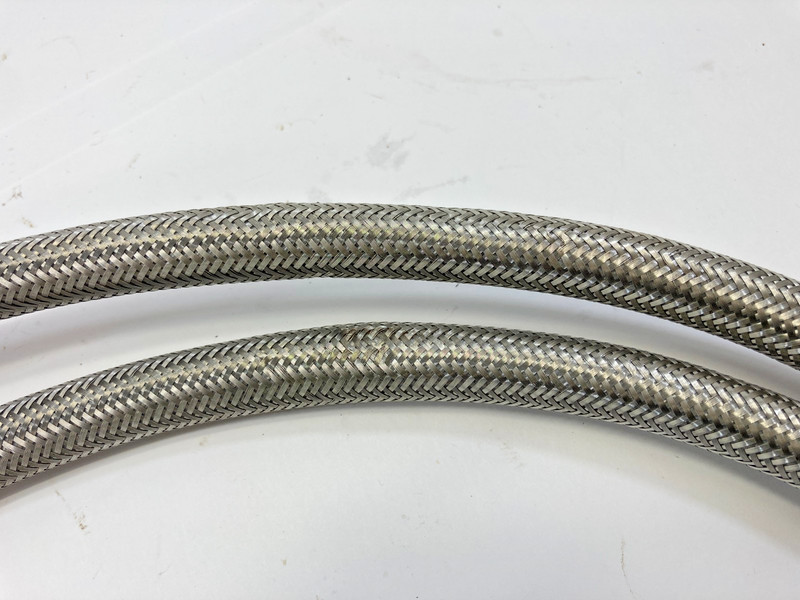 (1) Fluidmaster ~ 72" Long Stainless Steel 3/4"x3/4" Washing Machine Hose gallery