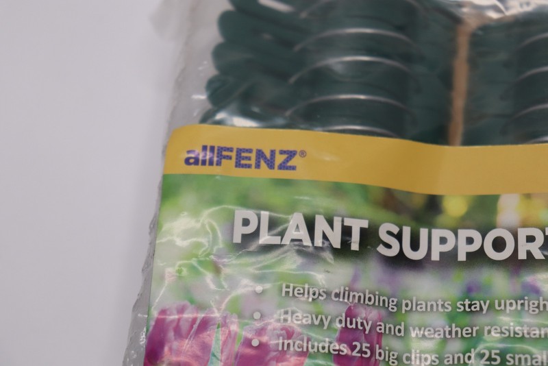 (50-Pk) Allfenz Plant Support Clips Plastic Green PSC50 gallery