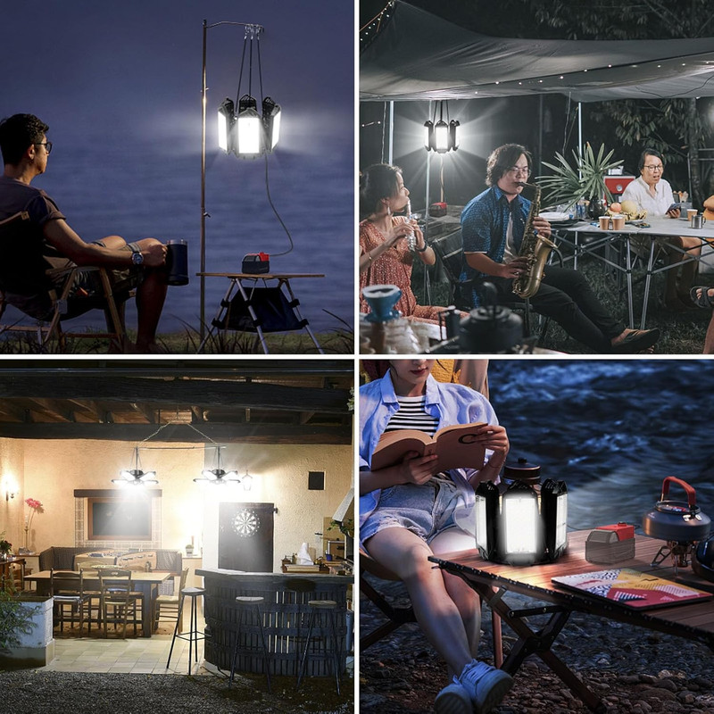 LED Work Light Compatible with Milwaukee 18V Battery, 68W 6800LM LED Garage Floo gallery
