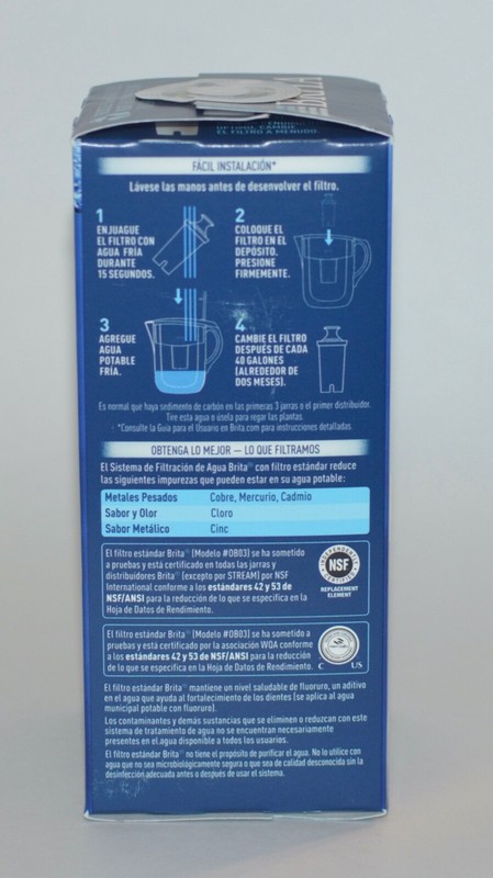1 NEW BRITA STANDARD REPLACEMENT FILTER 2 MONTHS (40 GALLONS) WATER gallery