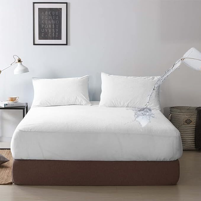 Waterproof Mattress Protector - Fitted Elastic with Deep Pockets - Sacred Thread