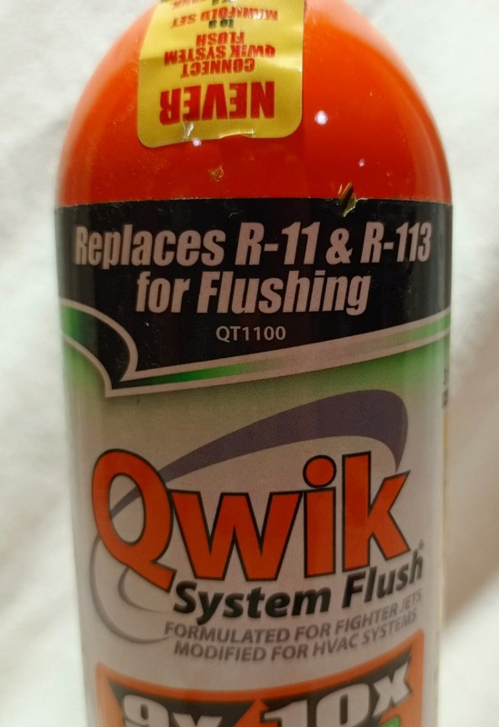 Qwik System Flush Replace R-11 and R-113 For Flushing QT1100 gallery