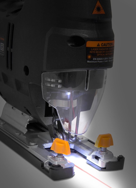 6.6-Amp Variable Speed 4-Position Orbital Jig Saw with Laser and LED Light Power gallery