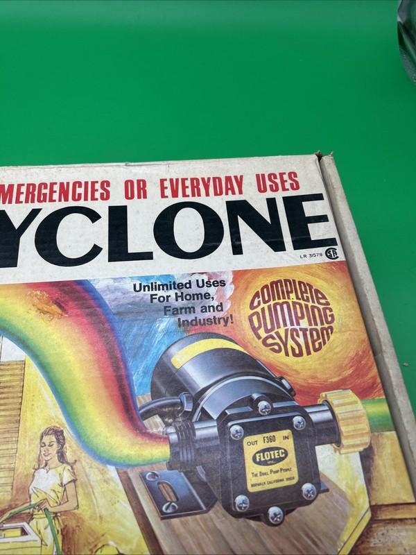 vintage Flotec Cyclone Compact Utility Water Pumping System Nos gallery