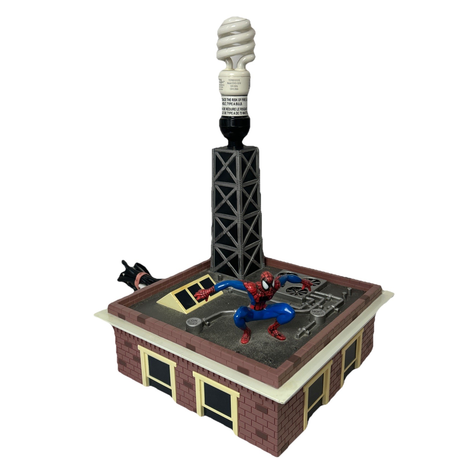 Marvel's Spider-Man Lamp with Spider-Man Theme Song - 2004 - No Lamp Shade gallery