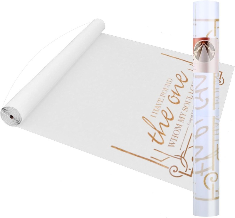Thickened Aisle Runner for Wedding CeremonyFeet White Aisle Runner Walkway fo... gallery