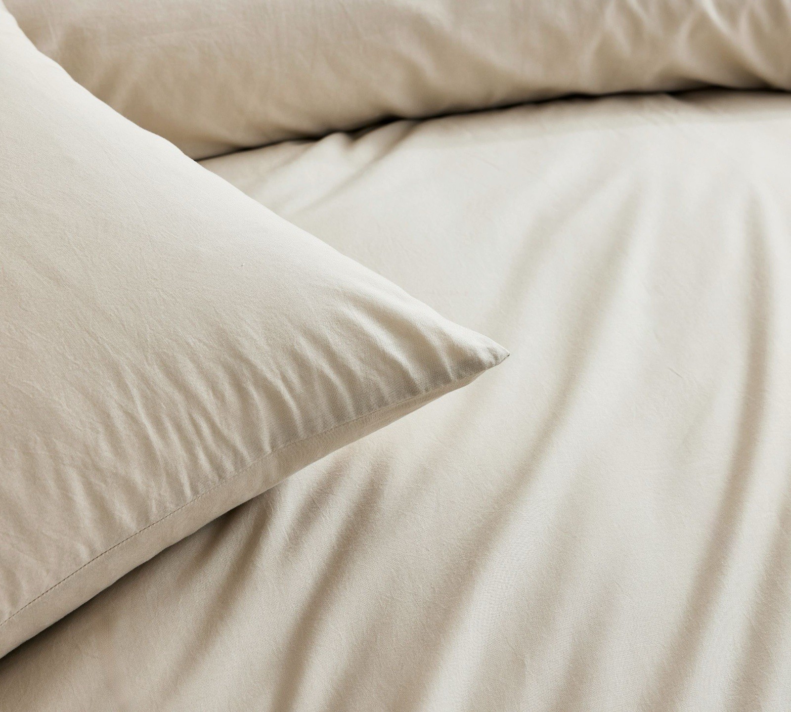 Pottery Barn 3-pc Cotton Duvet Cover & Sham Set Twin/twin Xl Flax gallery