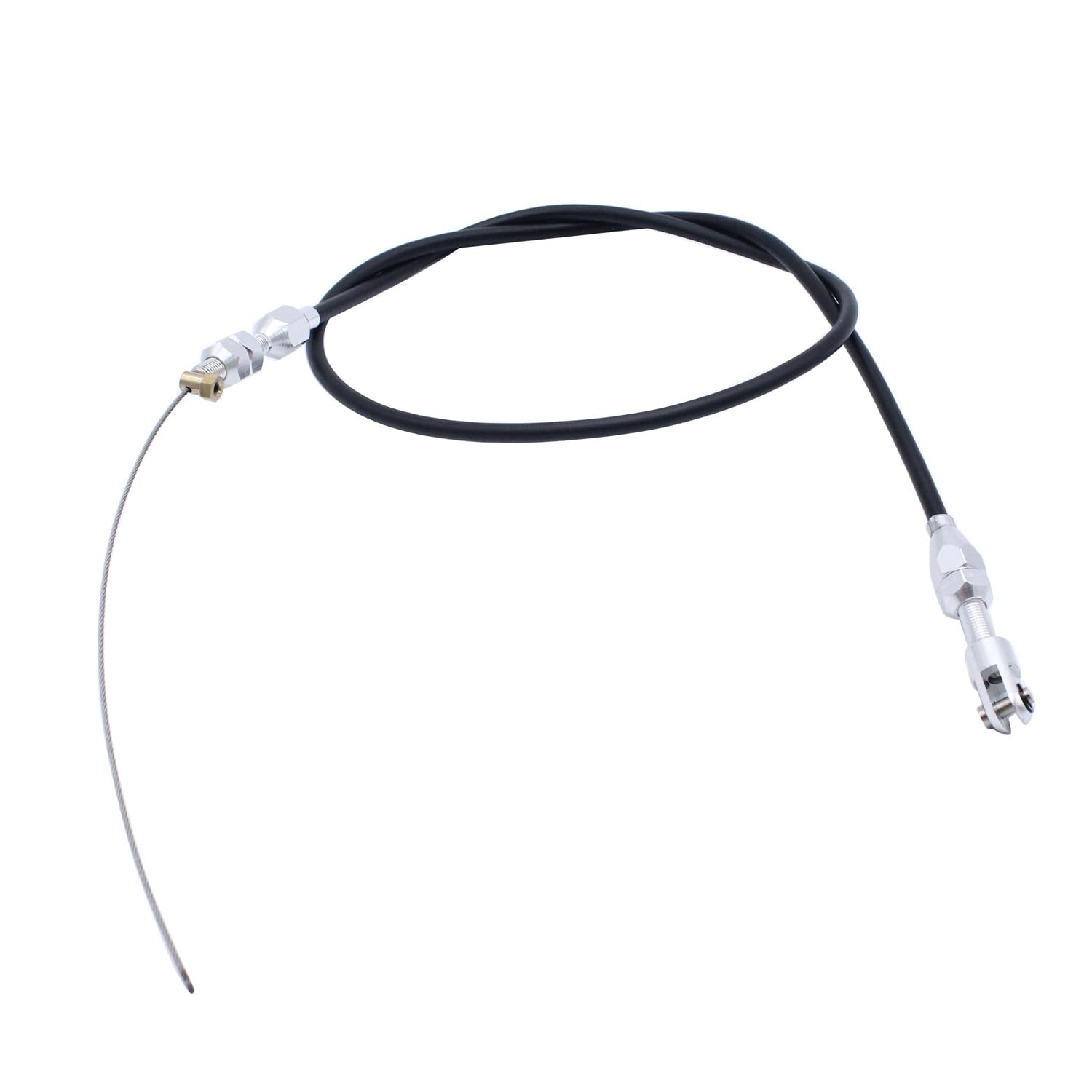 1 Set SHLPDFM Black LS Engine Throttle Cable 36" Braided Stainless Steel Thro... gallery
