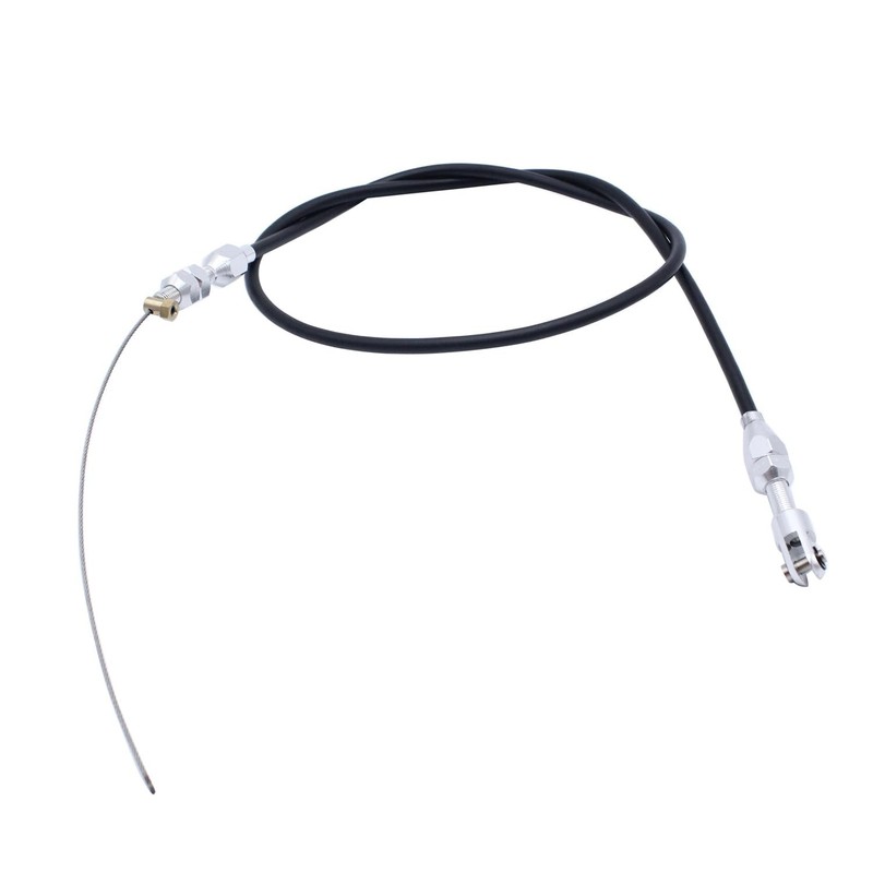 1 Set SHLPDFM Black LS Engine Throttle Cable 36" Braided Stainless Steel Thro... gallery