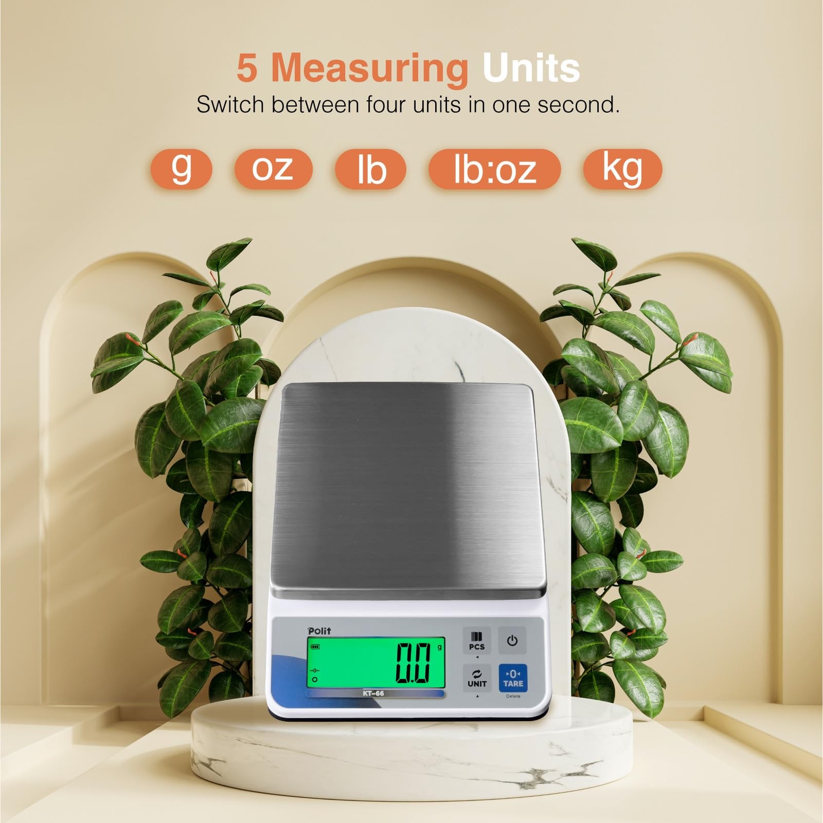 Digital Kitchen Scale KT-66 30lb/13kg｜0.05oz/1g Precision Food Scale with LCD... gallery