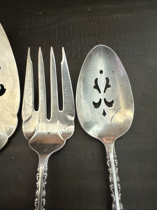 International COUNTESS Deepsilver Silver Plate Ornate 5 Piece Serving Set gallery