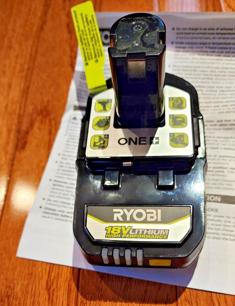 Ryobi PBP003 , 18 V One + Lithium Battery , 2 AH gallery